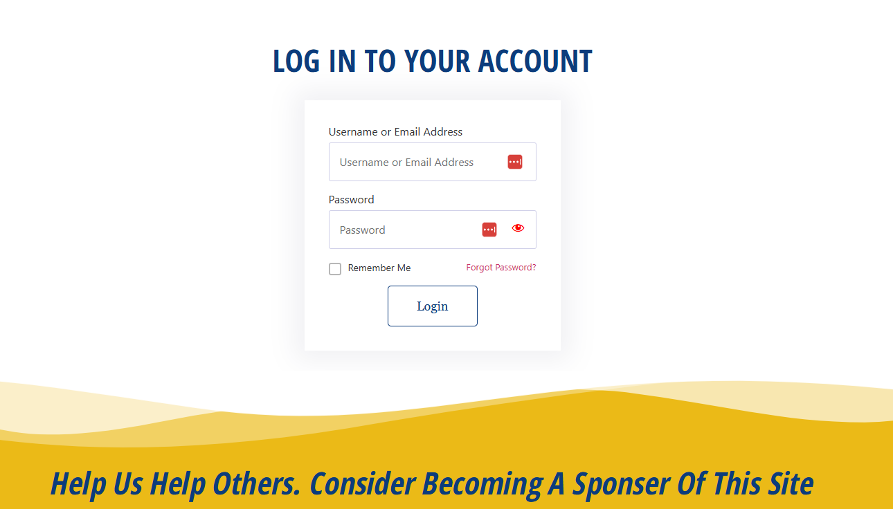 Login page image